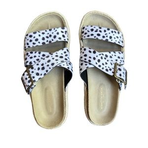 American Eagle Dalmatian Strappy Birkenstock Sandals